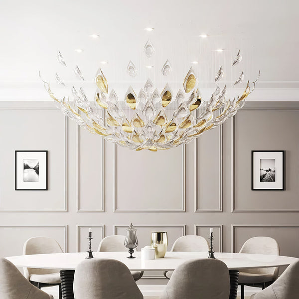 Floating Leaves Chandelier Ceiling Light Fixture