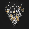 Floating Leaves Chandelier Ceiling Light Fixture