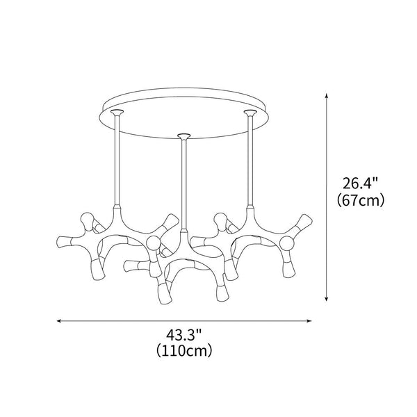 flower-bone-chandelier