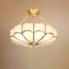 Flower Shape Glass Ceiling Light