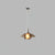 Flying Saucer Chrome Pendant Light