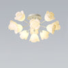 French Romantic Rose Ceiling Lamp