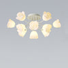 French Romantic Rose Ceiling Lamp