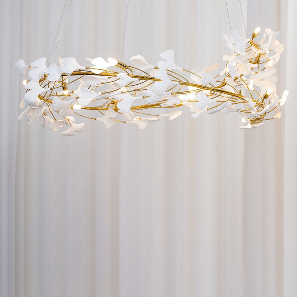 Gingko Round Chandelier U