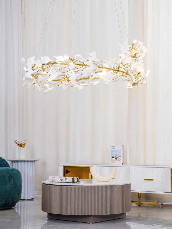 Gingko Round Chandelier U
