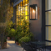 Rectangular Black Outdoor Wall Lamp Li002101