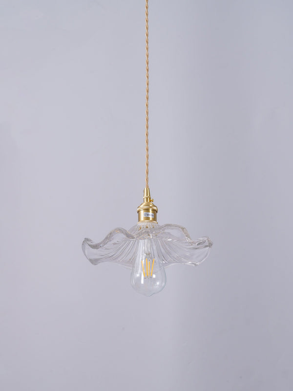 Glass Hibiscus Flower Swag Light