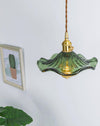 Glass Hibiscus Flower Swag Light