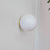 Glass Mini Orb Wall Lamp