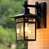 Glass Led Waterproof Retro Outdoor Wall Lamp Wall Sconce Lighting Without Bulb