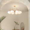 Glass Persimmon Chandelier