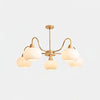 Glass Persimmon Chandelier