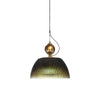 Green Glass Bowl Pendant Lamp