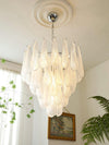 grid-glass-waterfall-chandelier