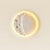Gypsum Moon Wall Lamp