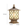 Retro Outdoor Fence Post Lights Ha076240