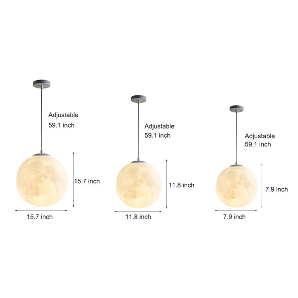 Moon White Pendant Lamp Ha076610