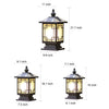 Retro Grilles Solar Fence Post Light Ha080730