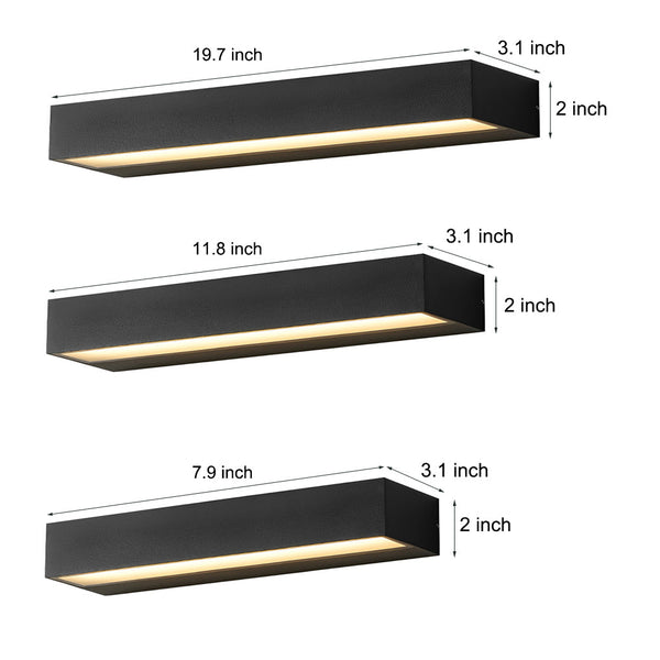 Minimalist Strip Outdoor Wall Light Ha080832