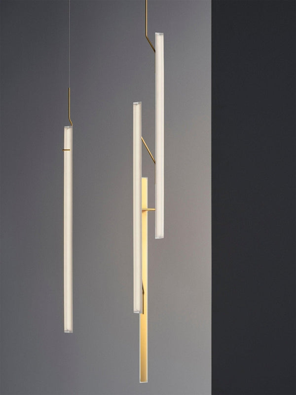 Halo Jewel Straight Pendant Light