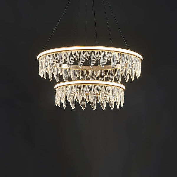 Holy Light Leaf Chandelier