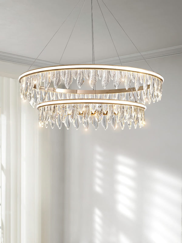 Holy Light Leaf Chandelier