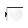 Blown Glass Opal Glass Wall Lamp