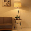 Inclined Tube With Table Floor Lamp