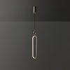 Led Oval Linear Pendant Light