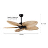 Palm Leaf Frequency Conversion Noiseless Timing Shutdown Ceiling Fan