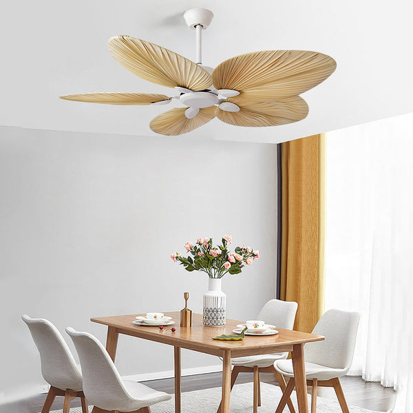Palm Leaf Frequency Conversion Noiseless Timing Shutdown Ceiling Fan