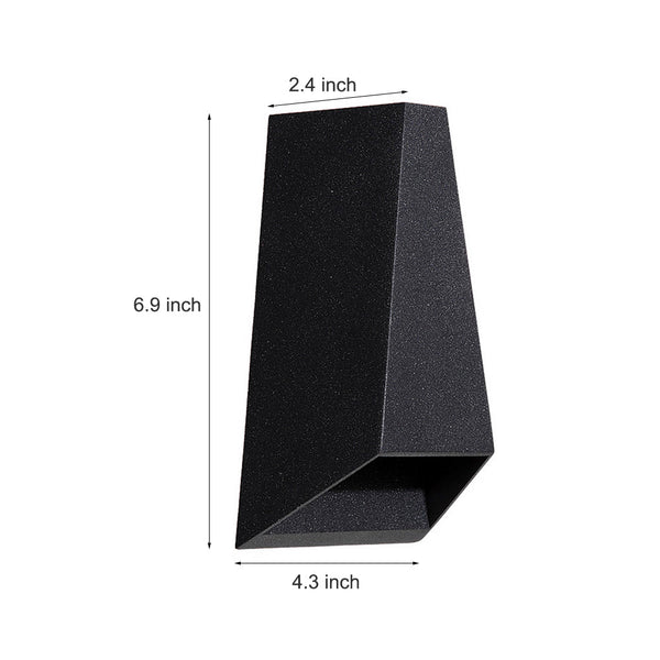 Creative Outdoor Waterproof Led Double Headed Courtyard Exterior Wall Sconces