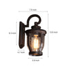 Retro Creative Outdoor Waterproof Courtyard Garden Balcony Exterior Wall Sconces
