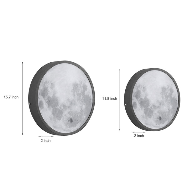 Creative Moon Outdoor Waterproof Garden Light Led Exterior Wall Light