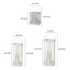 Outdoor Waterproof Garden Light Rechargeable Portable Cage Landscape Lighting With Us Plug