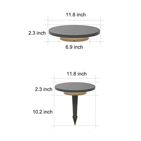 Outdoor Flat Grass Solar Light Led Landscape Ground Lights For Villa Gardenoutdoor Waterproof Grass Light Solar Led Ground Lights For Villa Garden