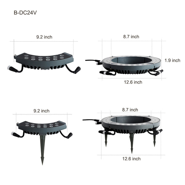 Modern Upwards Tree Spot Lights Led Outdoor Landscape Decorative Lighting For Tree