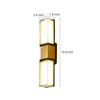 Creative Up And Down Lights Waterproof Led Wall Sconces Outdoor Wall Lights