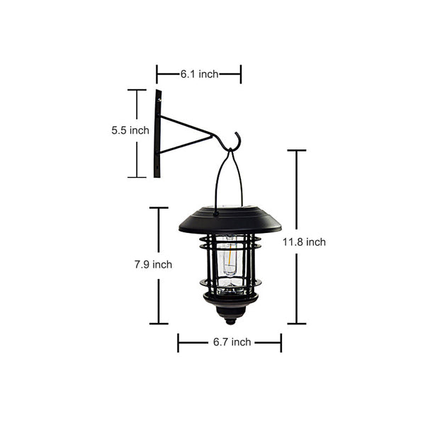 Industrial Style Solar Outdoor Wall Lights Wall Sconce Lighting Led Wall Lamp