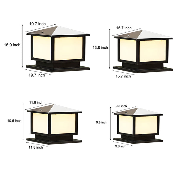 Square Led Waterproof Solar Fence Post Lights Li001994