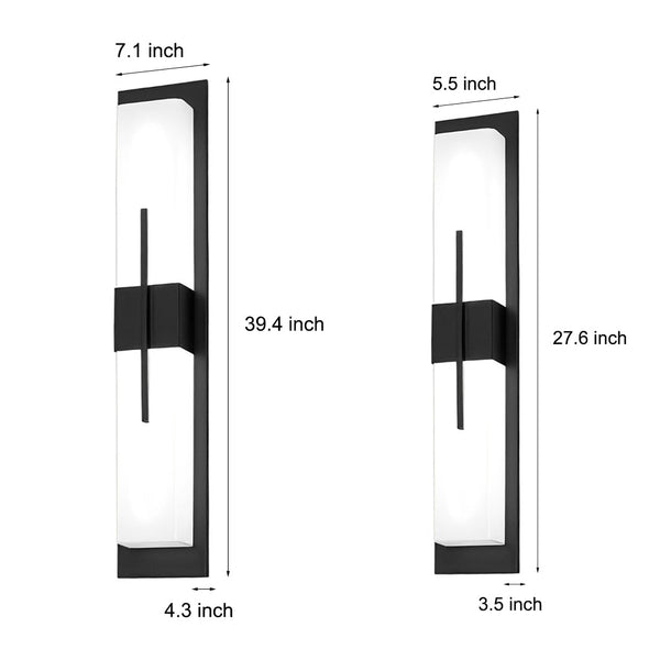 Black Modern Outdoor Wall Lamp Li002111
