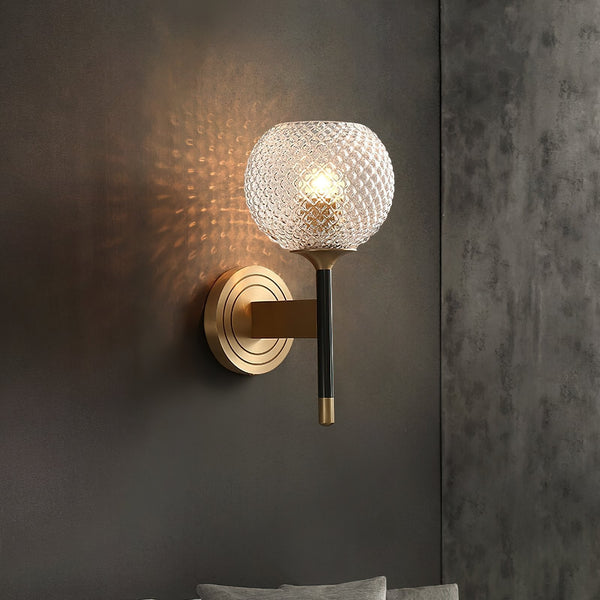 Lattice Glass Wall Light