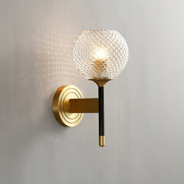 Lattice Glass Wall Light