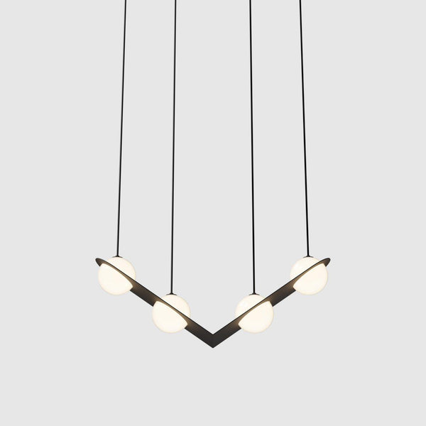Black Glass Pendant Lamp
