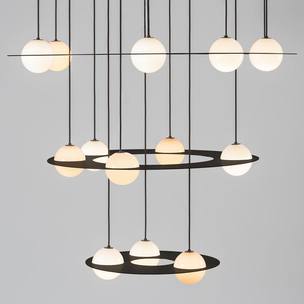 Black Glass Pendant Lamp