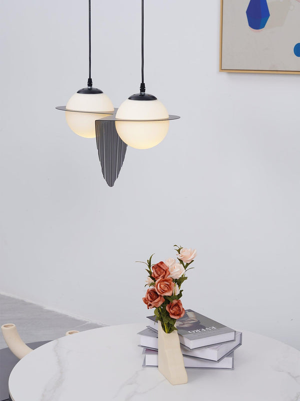 Black Glass Pendant Lamp