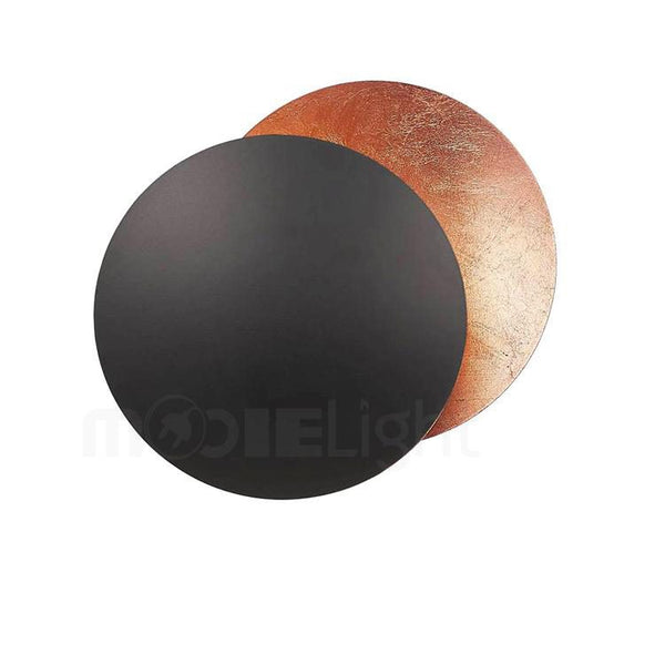 Modern Adjustable Disc Wall Sconce with Integrated LED for Bedroom and Hallway
