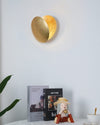 Modern Adjustable Disc Wall Sconce with Integrated LED for Bedroom and Hallway