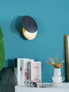 Modern Adjustable Disc Wall Sconce with Integrated LED for Bedroom and Hallway