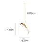 Crescent Pendant Lamp